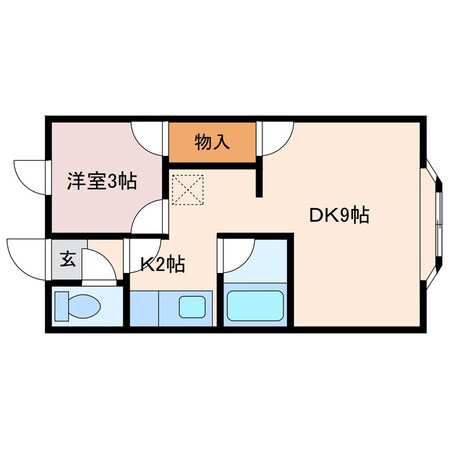 ダウンヒル泉の物件間取画像